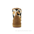 Double Face Sheepell gedruckte Stiefel